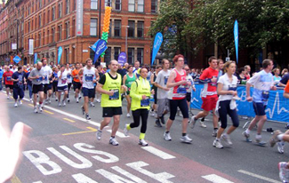 BUPA Gt Manchester Run Damien & Sonia Cunliffe